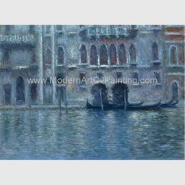 Lona Claude Monet Oil Paintings Reproduction Palazzo DA Mula en la decoración de la pared de Venecia