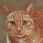 Cat Portrait Oil Painting Hand - Painted With Texture Turn Your Photo Into A Painting