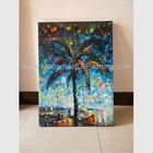 Hand Painted Palette Knife Oil Painting Seascape Gulf of Mexico Wall Art Decoration
