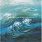 Extracto contemporáneo Art Painting Sea Wave hecho a mano, arte de la pared de la lona de Strectched