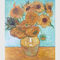 Van Gogh Oil Reproduction pintado a mano, pinturas de Vincent Sunflowers Still Life Oil