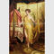 Pintura al óleo pintada a mano de la gente de la reproducción femenina desnuda clásica de la pintura al óleo
