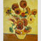 Pintura al óleo floral del girasol contemporáneo en la lona Van Gogh Masterpiece Replicas
