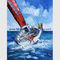 Pinturas de la nave del cuchillo de paleta en los barcos abstractos de la lona para los clubs de las compañías
