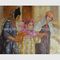 Gente histórica de la muchacha de la reproducción árabe hecha a mano de la pintura al óleo que pinta en lona