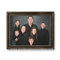 Lona de encargo los 5cm del retrato del aceite de la gente realista de la familia para la decoración de la casa