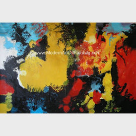 Pintura de acrílico abstracta el fuego/la pared contemporánea Art Framed On Canvas de la lona