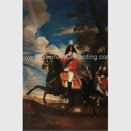Pinturas hechas a mano enmarcadas de la guerra napoleónica de la pintura al óleo de la gente 60 x 90 cm