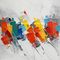Aceite abstracto colorido en las pinturas Art Acrylic Paintings moderno de la lona