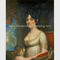Arte clásico del retrato de la reproducción de la pintura al óleo de la mujer noble pintado a mano en lona