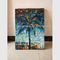 Pared pintada a mano Art Decoration del Golfo de México del paisaje marino de la pintura al óleo del cuchillo de paleta