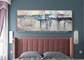 24&quot; X 48&quot; pared moderna de acrílico pintada a mano Art For Living Room de la pintura de pared